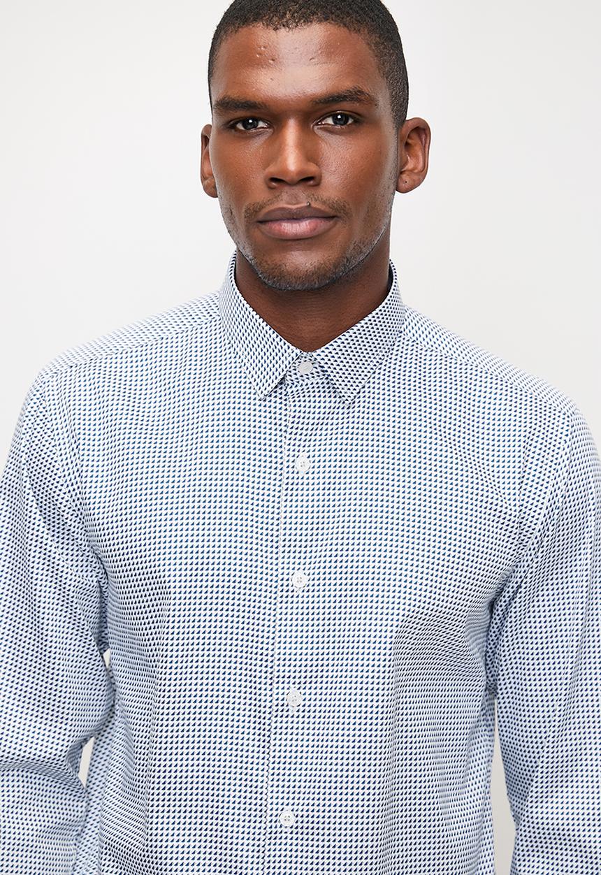 Pierre Cardin - Trio Smart Detailed Shirt - White