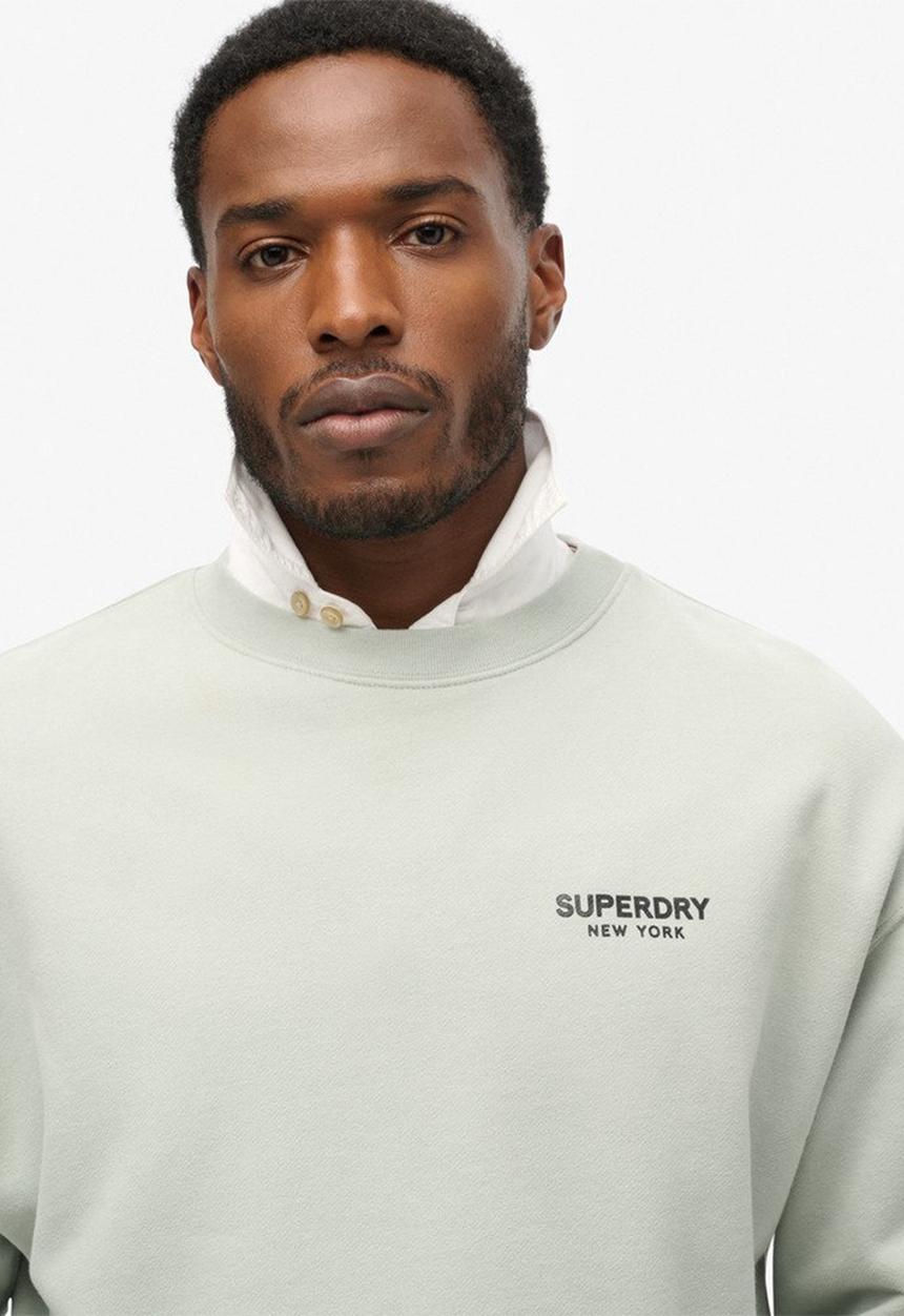 Superdry. - Luxury Sport Loose Fit Crew - Puritan Grey