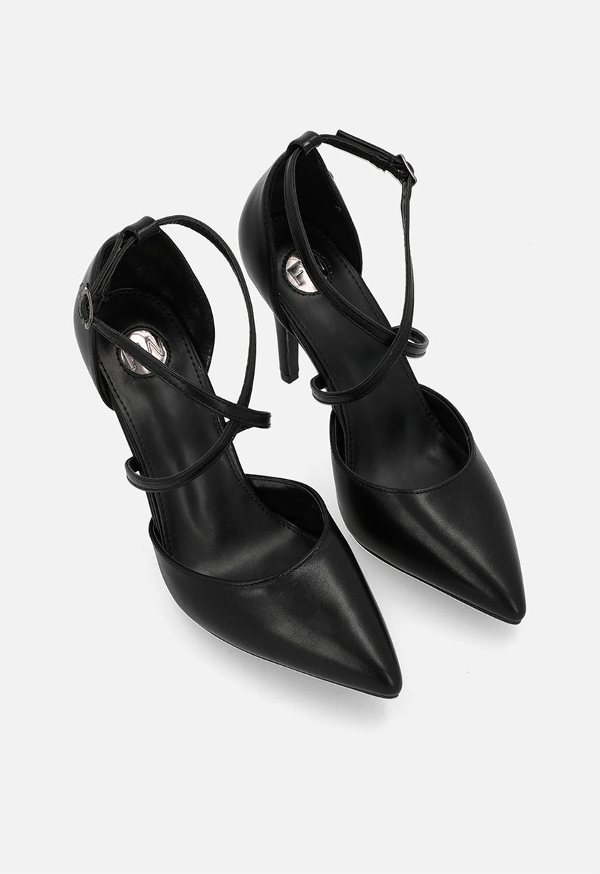Footwork - Harlet Closed Back Ankle strap - Black