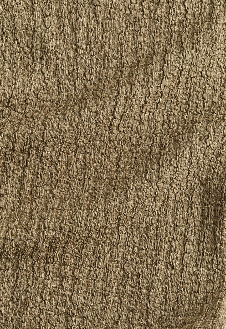 H&M - Textured jersey dress - khaki green 