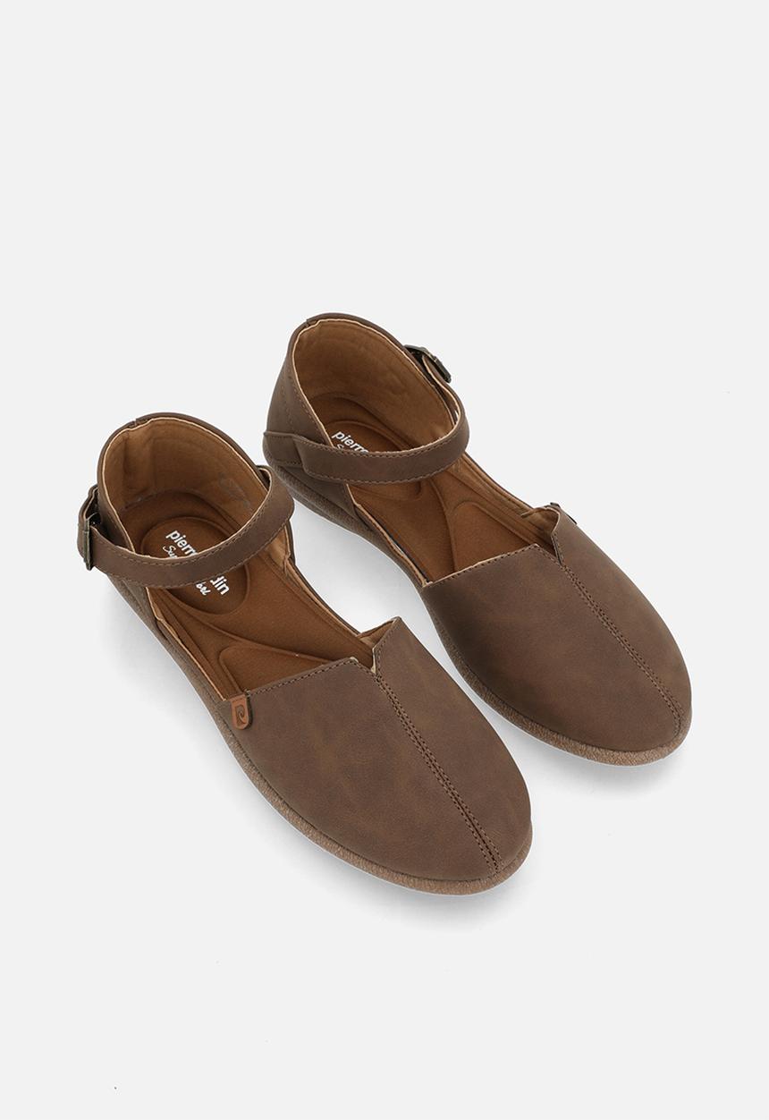Pierre Cardin - Adelle D'orsay Ankle Strap - Brown
