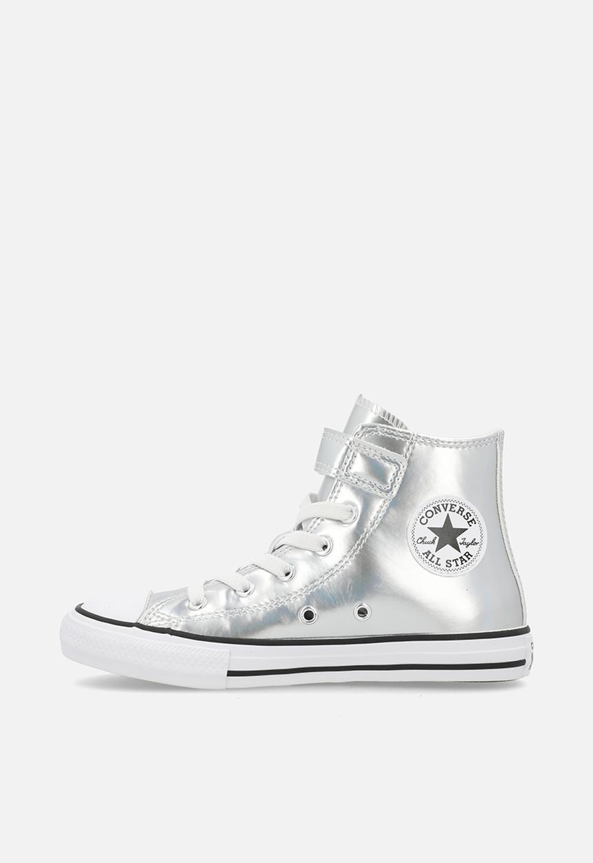 Converse - Chuck taylor all star metallic easy-on - silver/white/silver