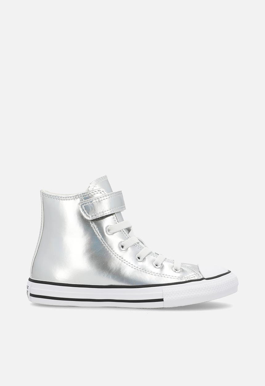 Converse - Chuck taylor all star metallic easy-on - silver/white/silver