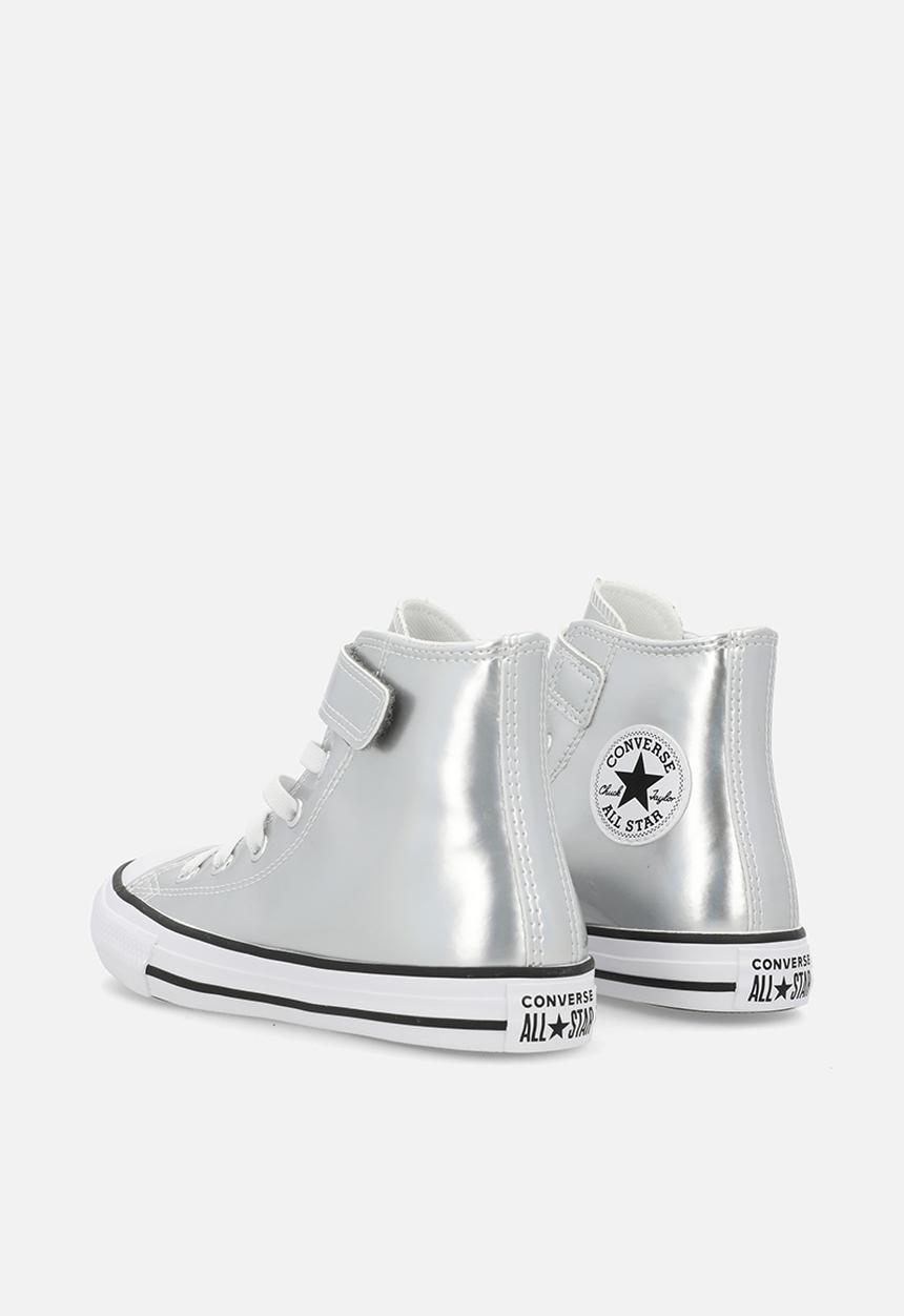 Converse - Chuck taylor all star metallic easy-on - silver/white/silver