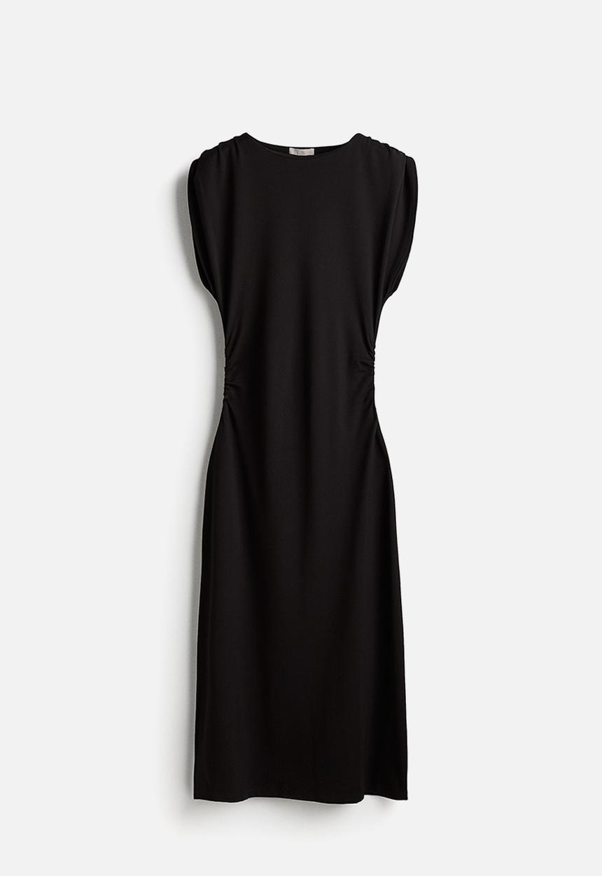 H&M - Boat-neck jersey dress - black