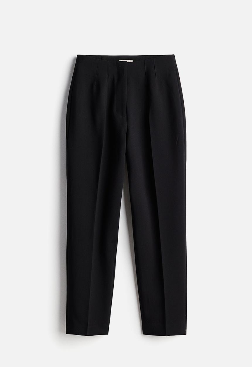 H&M - Ankle-length cigarette trousers - black