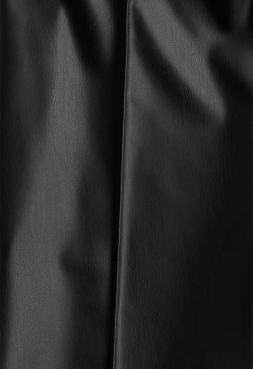 H&M - Coated leggings - black