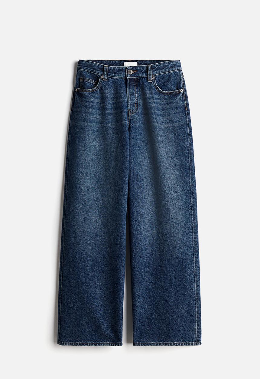 H&M - Wide jeans - dark denim blue