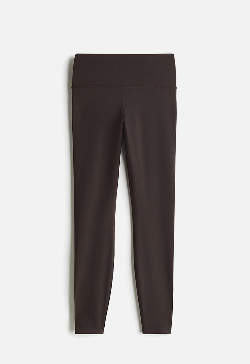 H&M - Yoga leggings with softmove™ lycra® - dark brown