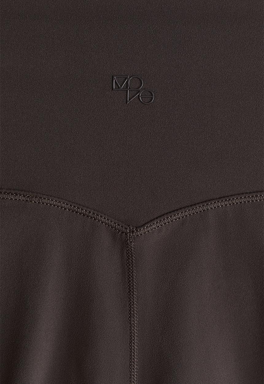 H&M - Yoga leggings with softmove™ lycra® - dark brown