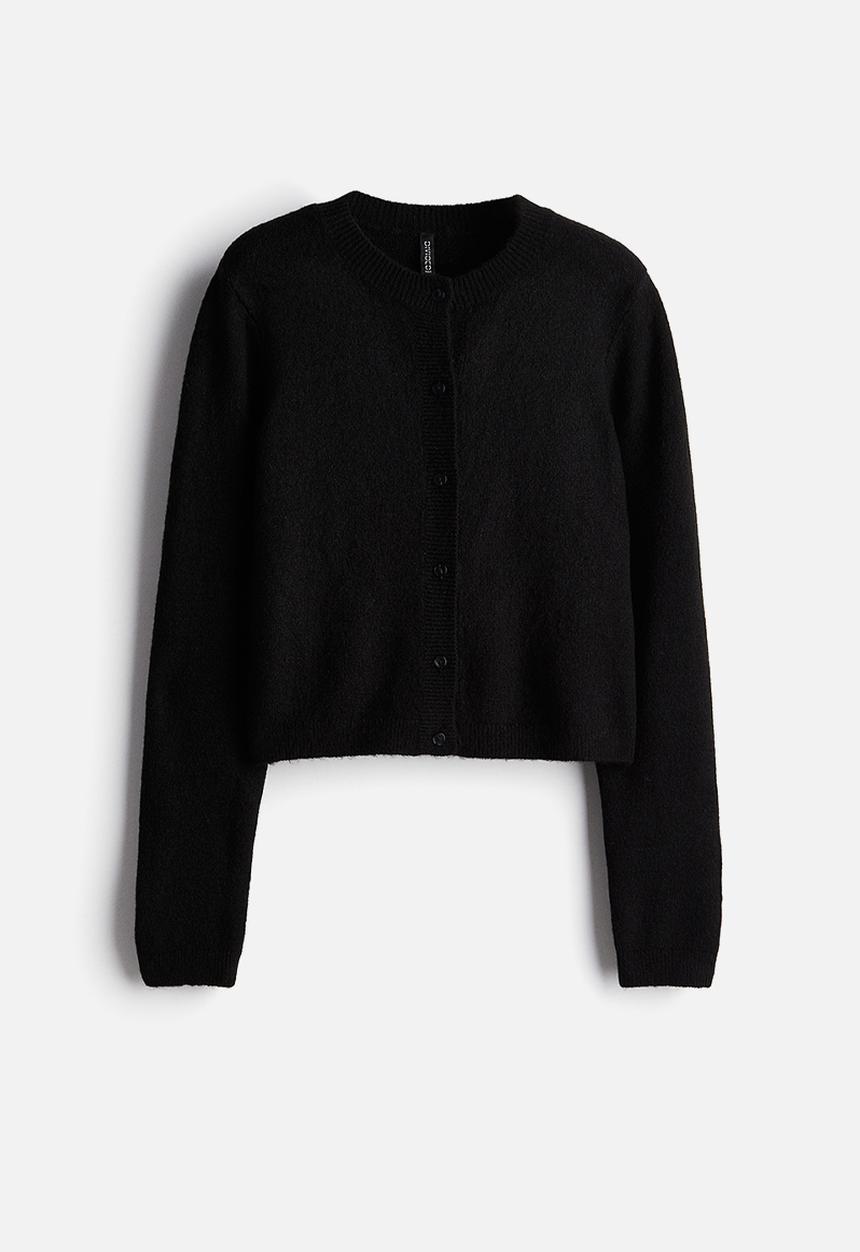 H&M - Fine-knit cardigan - black
