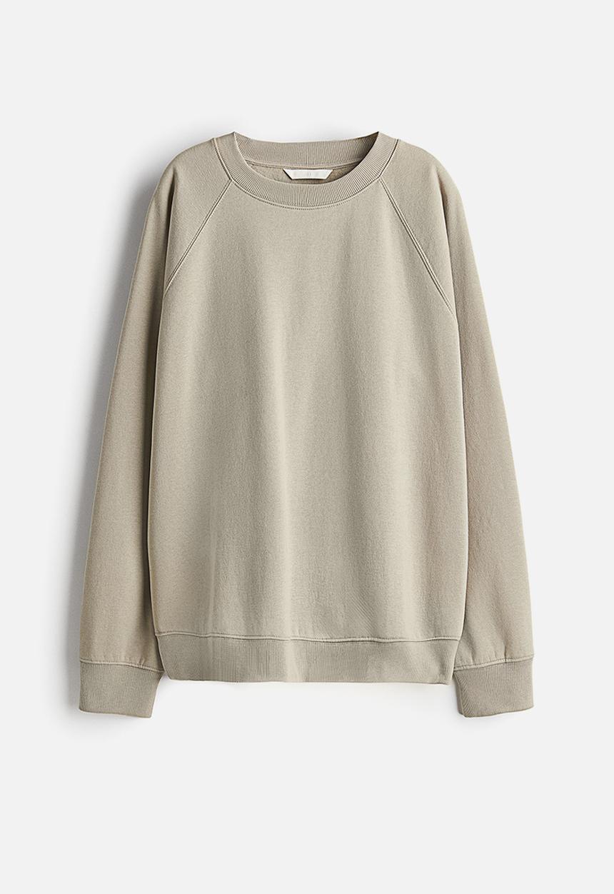 H&M - Sweatshirt - light khaki green