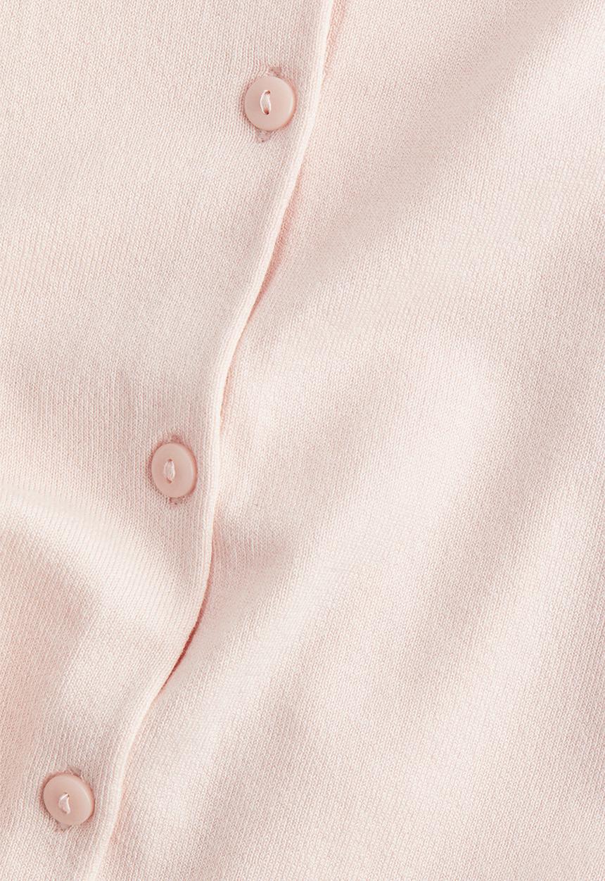 H&M - Fine-knit cardigan - light pink
