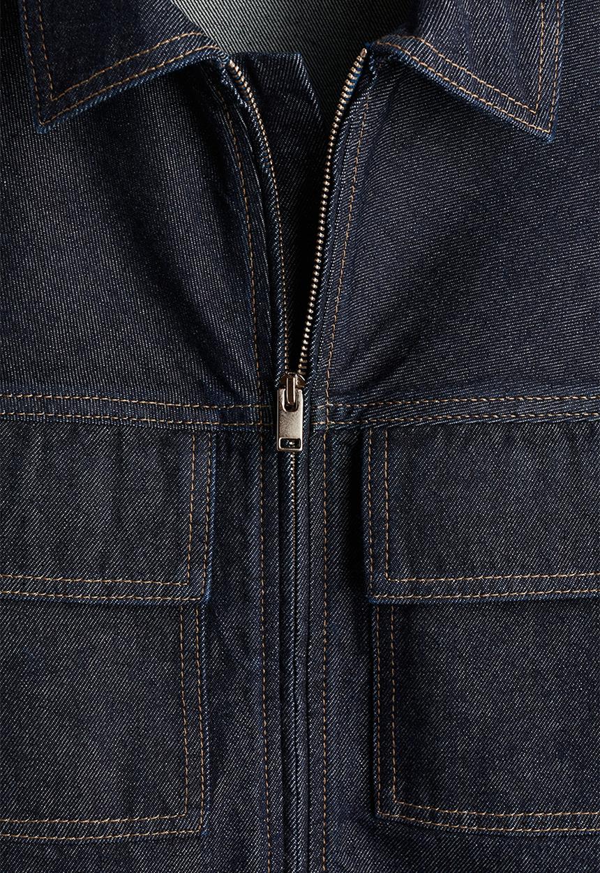 H&M - Denim jacket - dark denim blue