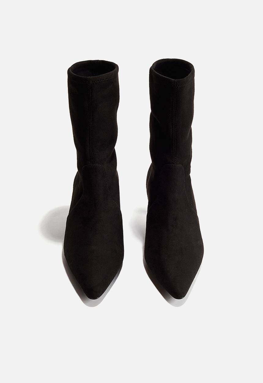 H&M - Heeled sock boots - black
