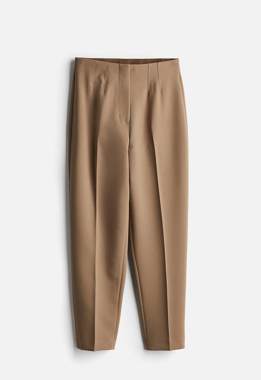 H&M - Ankle-length cigarette trousers - dark beige