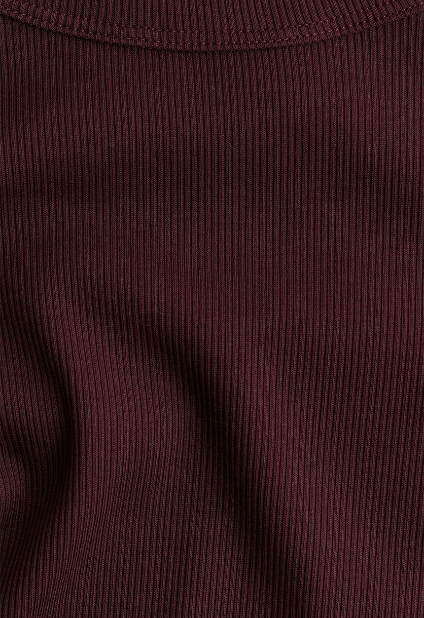 H&M - Long-sleeved top - burgundy 