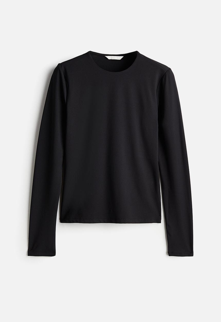 H&M - Jersey top - black