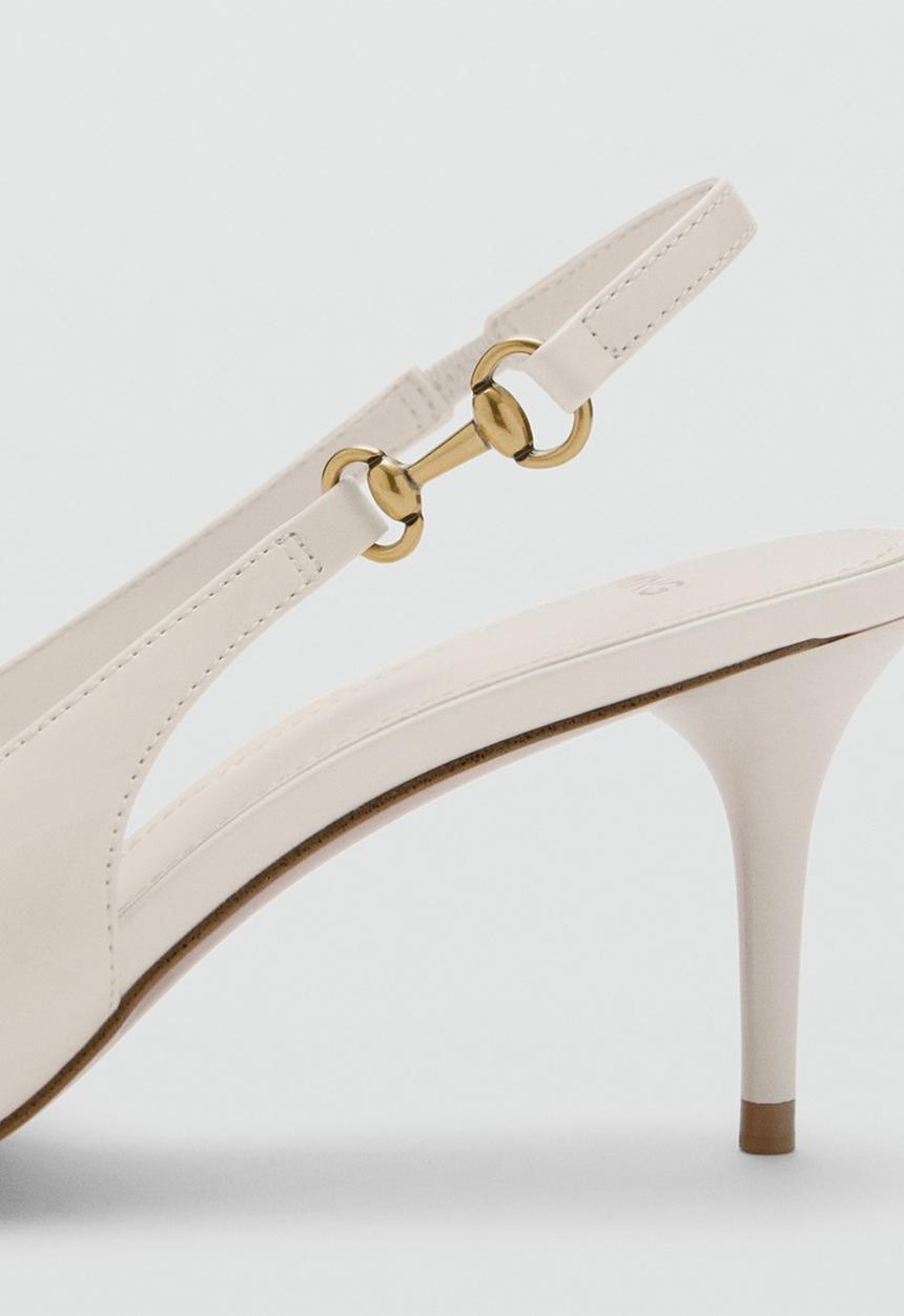 MANGO - Gali heel - light beige