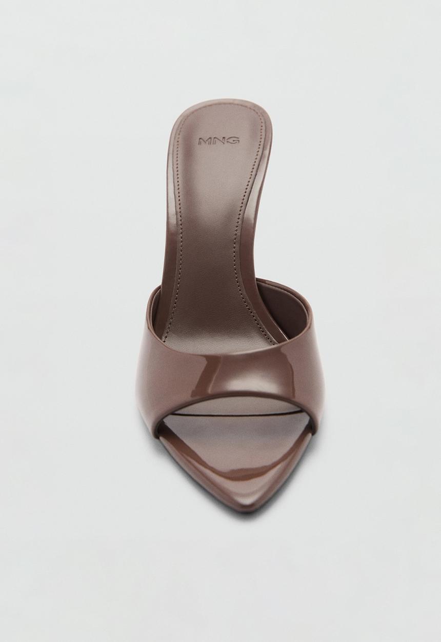 MANGO - Pepych heel - dark brown