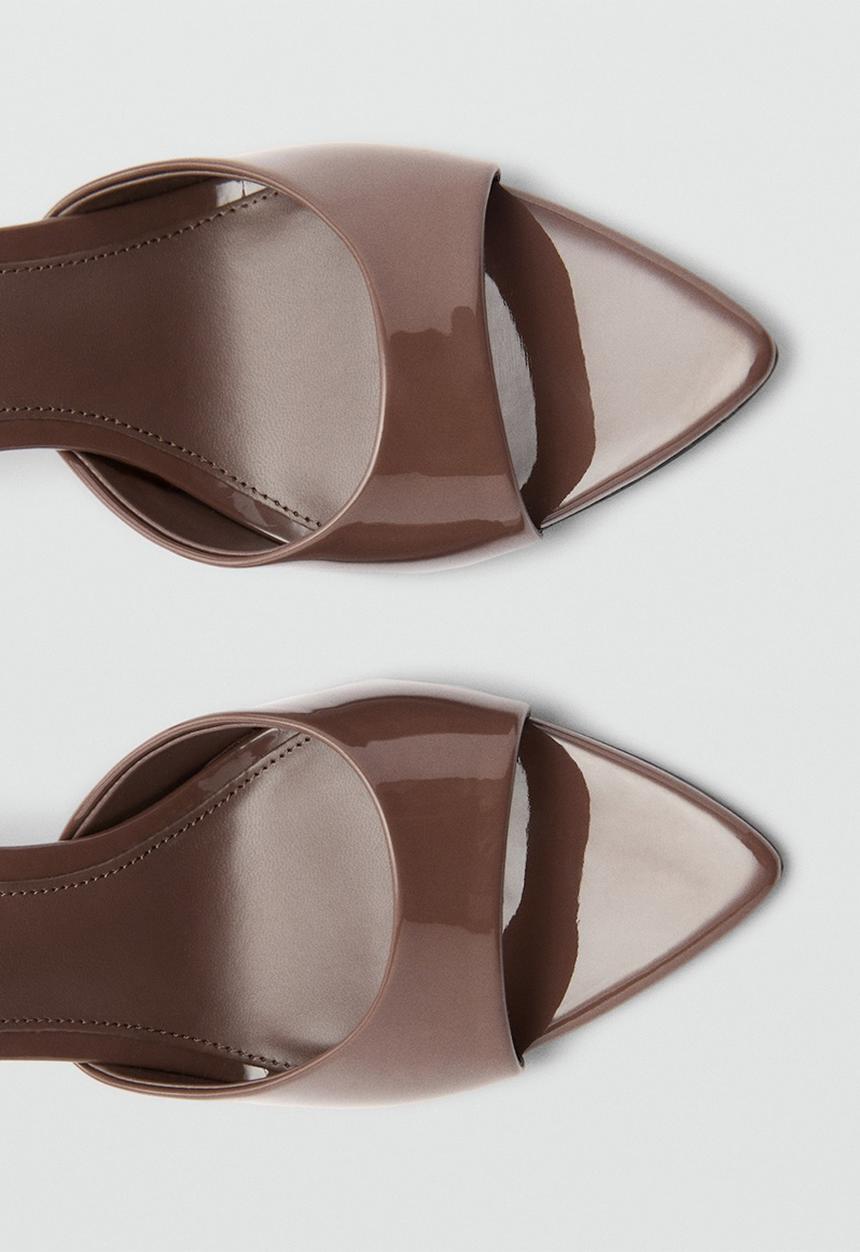 MANGO - Pepych heel - dark brown