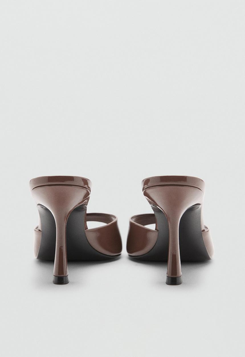 MANGO - Pepych heel - dark brown