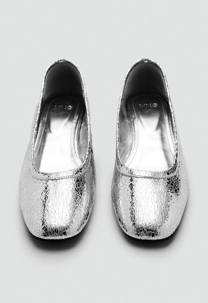 MANGO - Nit heel - silver