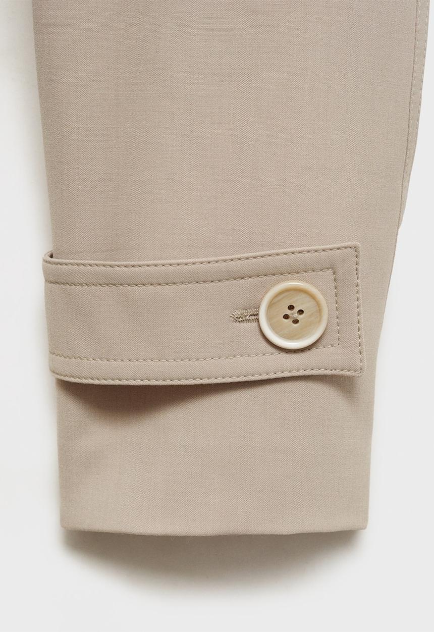 MANGO - Trenchcoat wanna - light beige