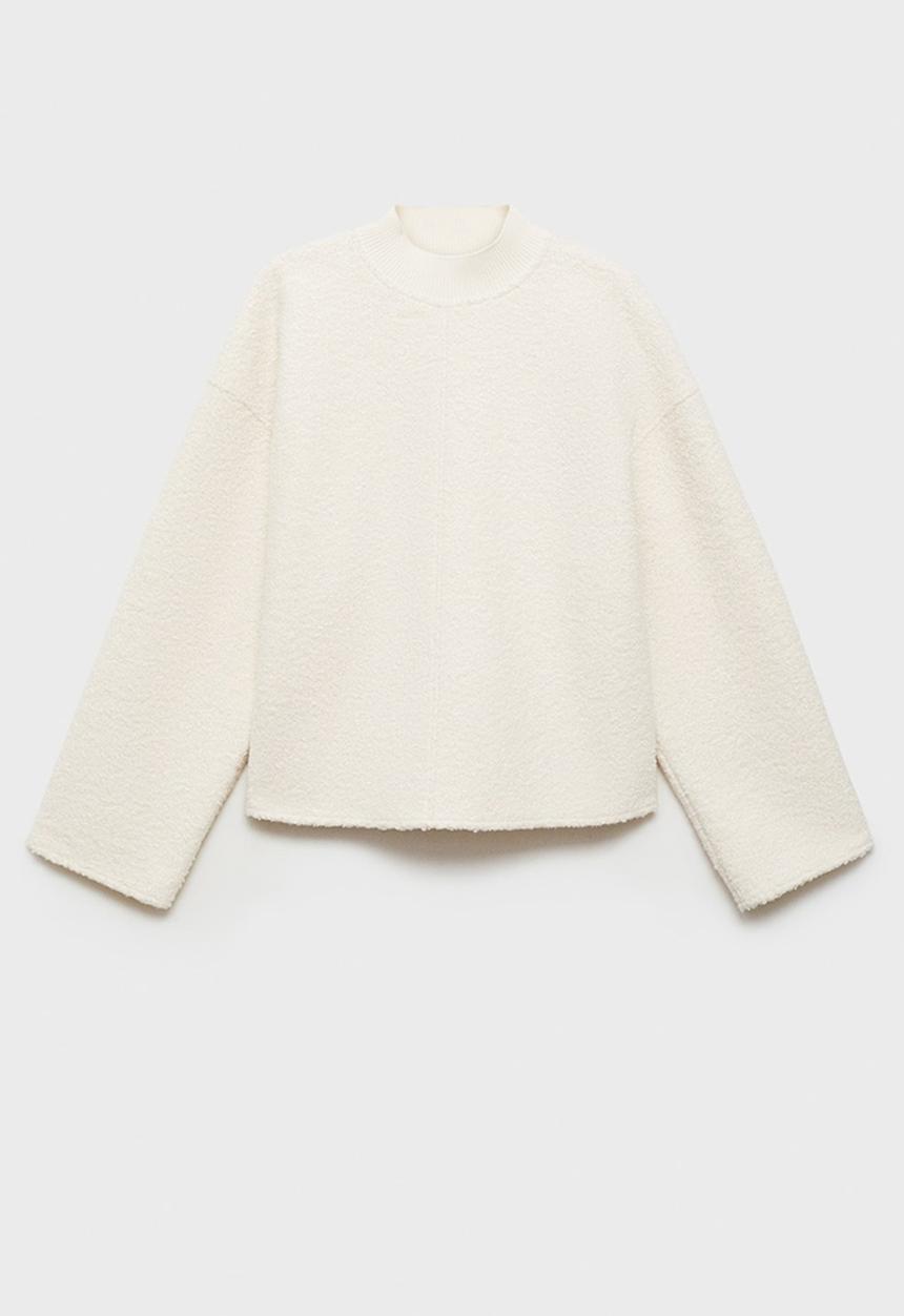 MANGO - Sweatshirt buble - light beige