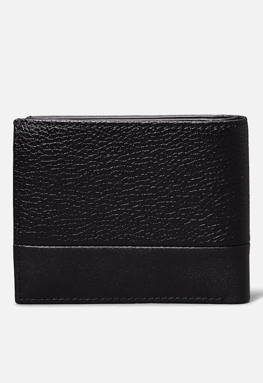 Calvin Klein - Subtle Mix Bifold 5Cc W/Coin - Ck Black Pebble And Smooth