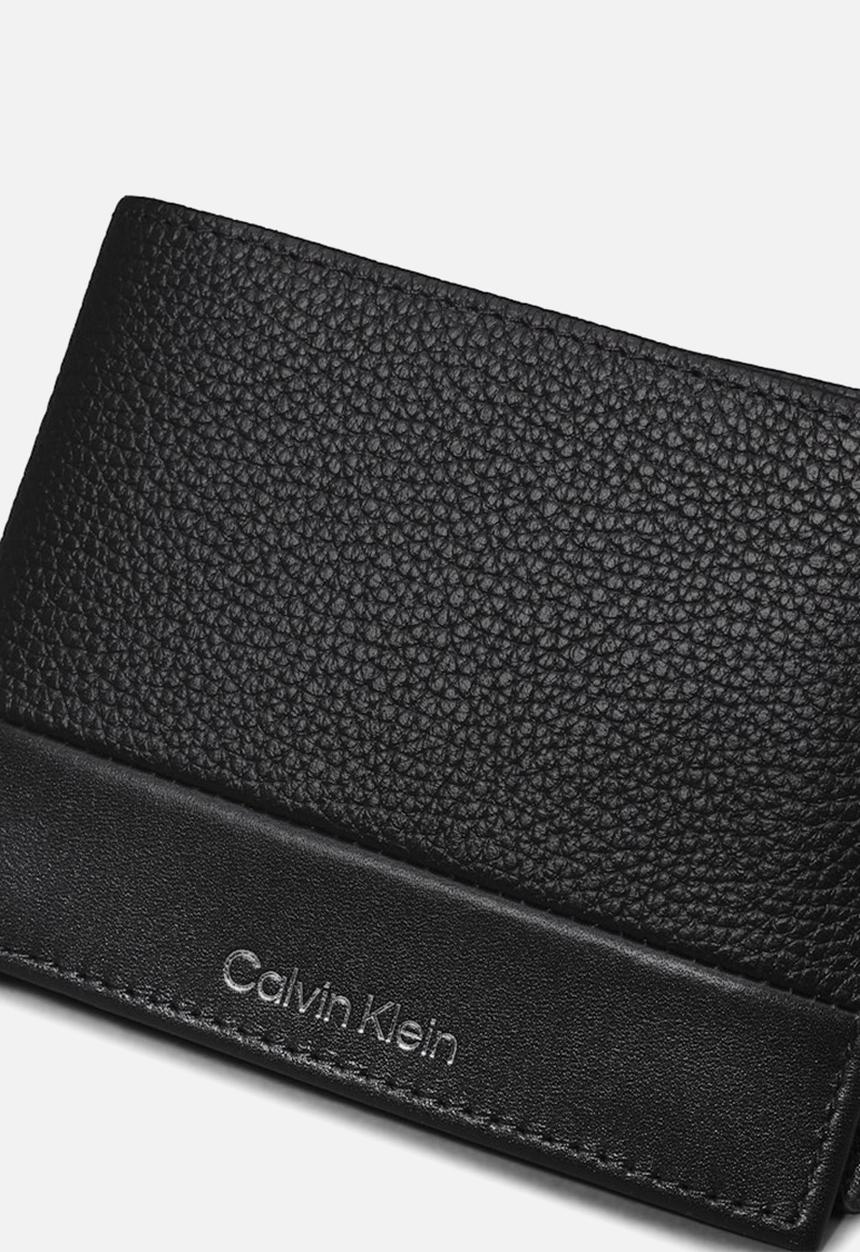 Calvin Klein - Subtle Mix Trifold 10Cc W/Coin - Ck Black Pebble And Smooth