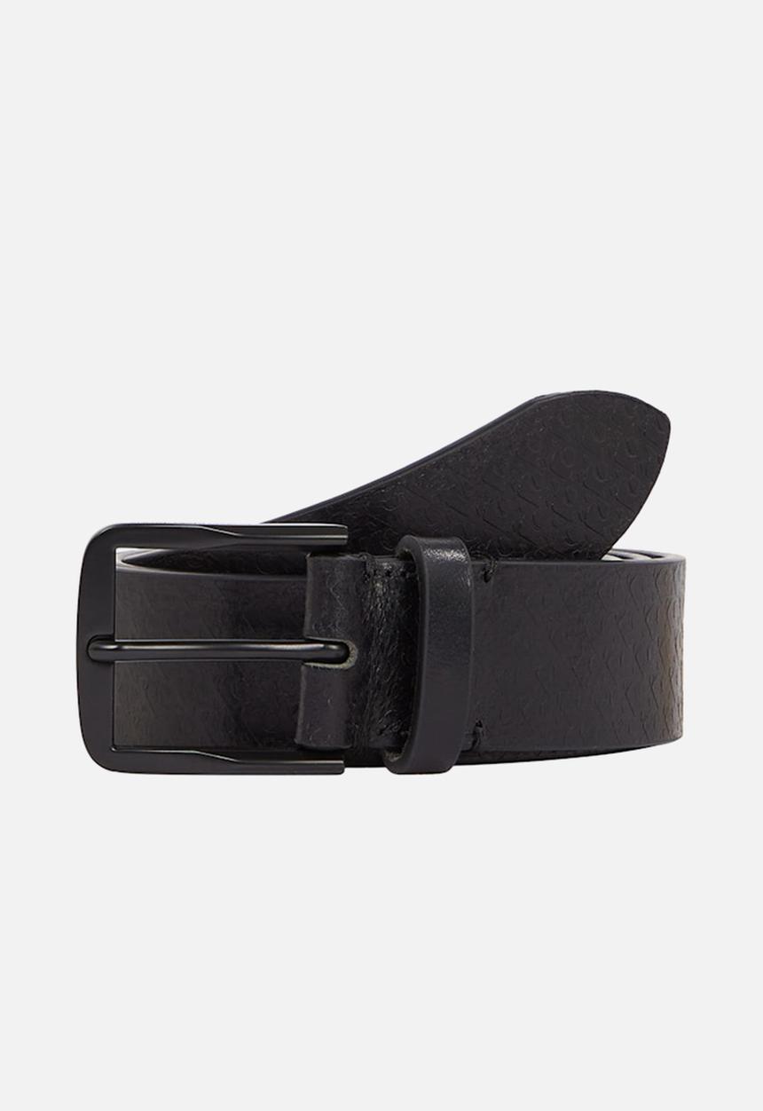 Calvin Klein - Classic Flat Lthr Belt 35Mm Aop - Black/Allover Print