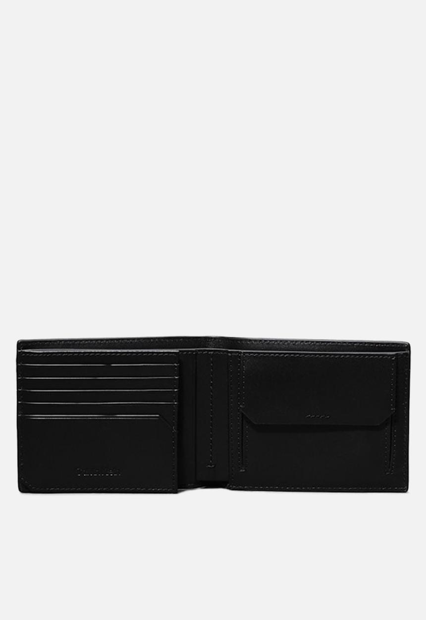 Calvin Klein - Metal Ck Trifold 10Cc W/Coin - Ck Black Smooth
