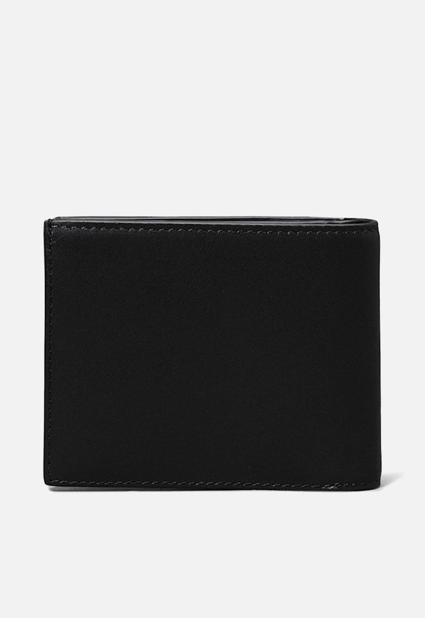 Calvin Klein - Metal Ck Bifold 5Cc W/Coin - Ck Black Smooth