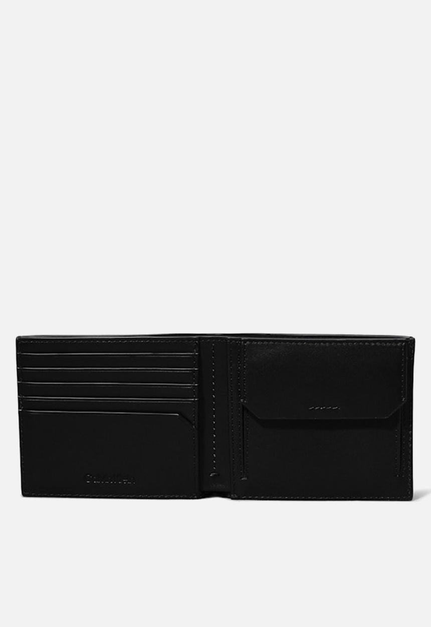 Calvin Klein - Metal Ck Bifold 5Cc W/Coin - Ck Black Smooth