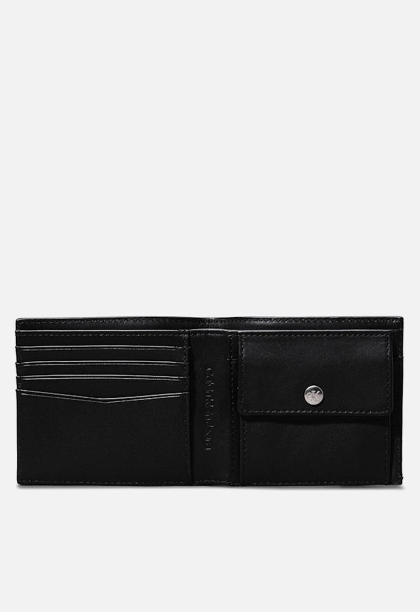 Calvin Klein - Monogram Soft Bifold W/Coin - Black