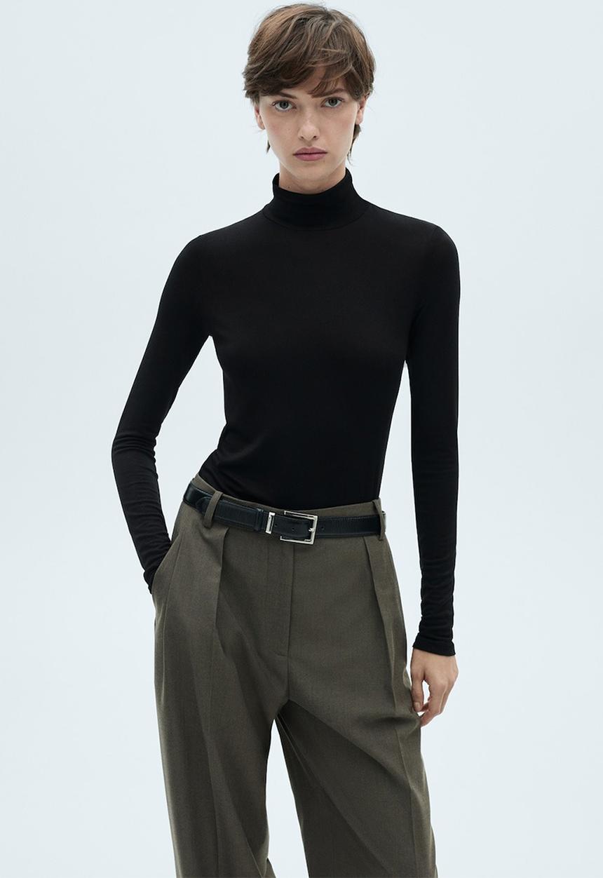 MANGO - T-shirt seconda - black
