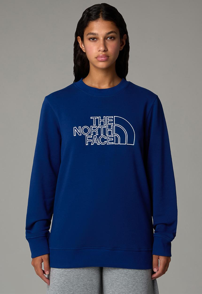 The North Face - W Drew Peak Light Crew - Blue & White