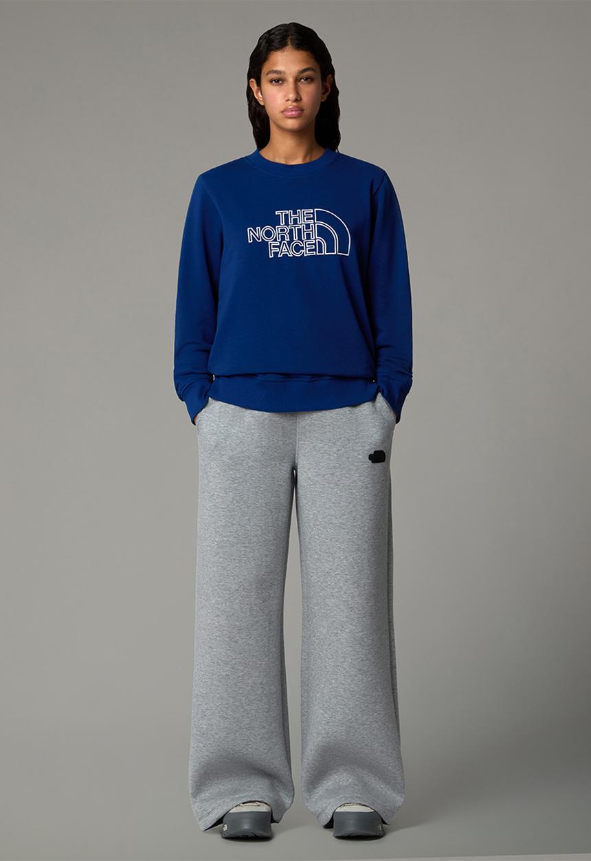 The North Face - W Drew Peak Light Crew - Blue & White