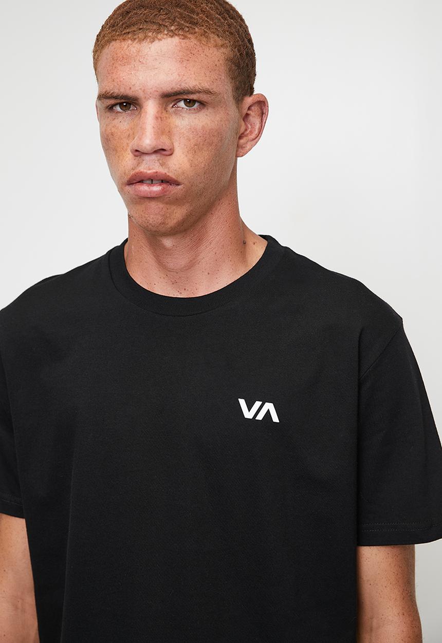 RVCA - Va essentials short sleeve - black white logo