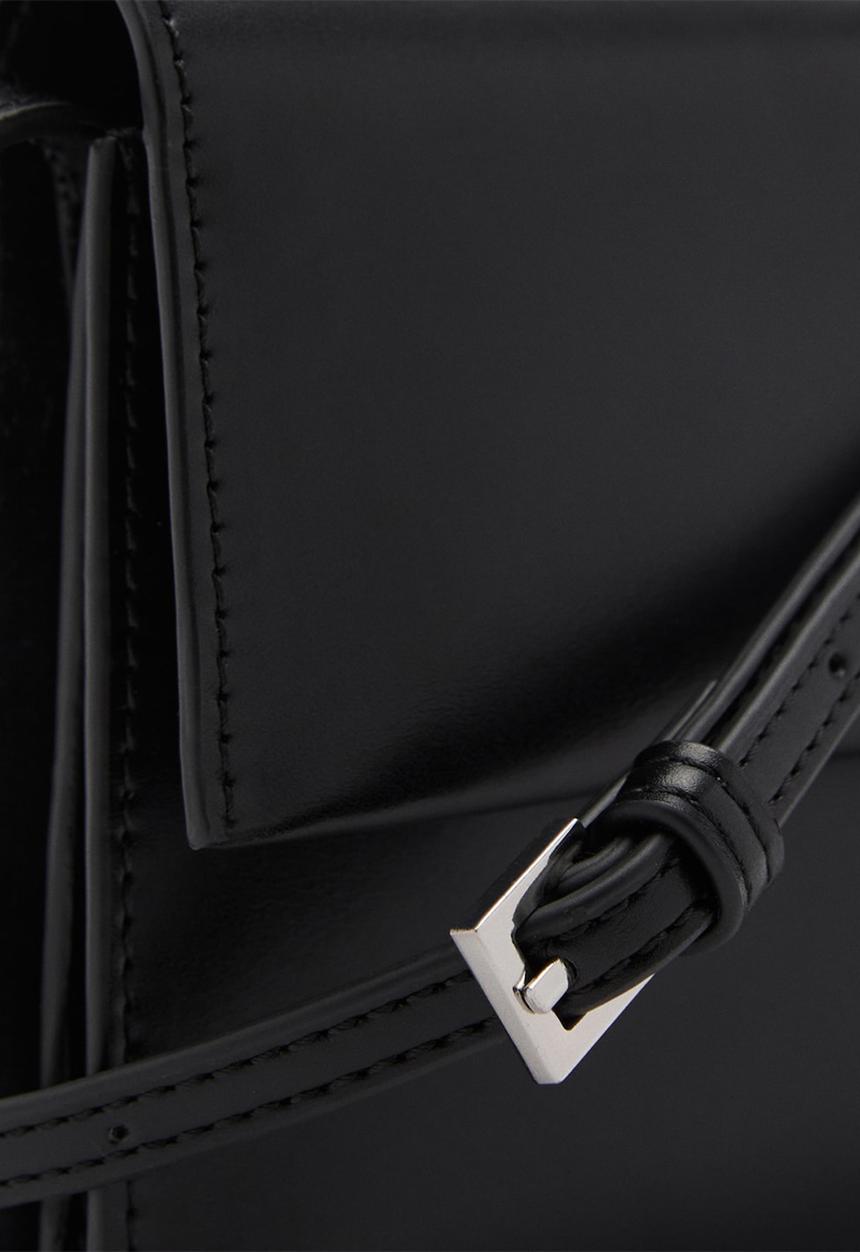 MANGO - Bag mch acordeon - black