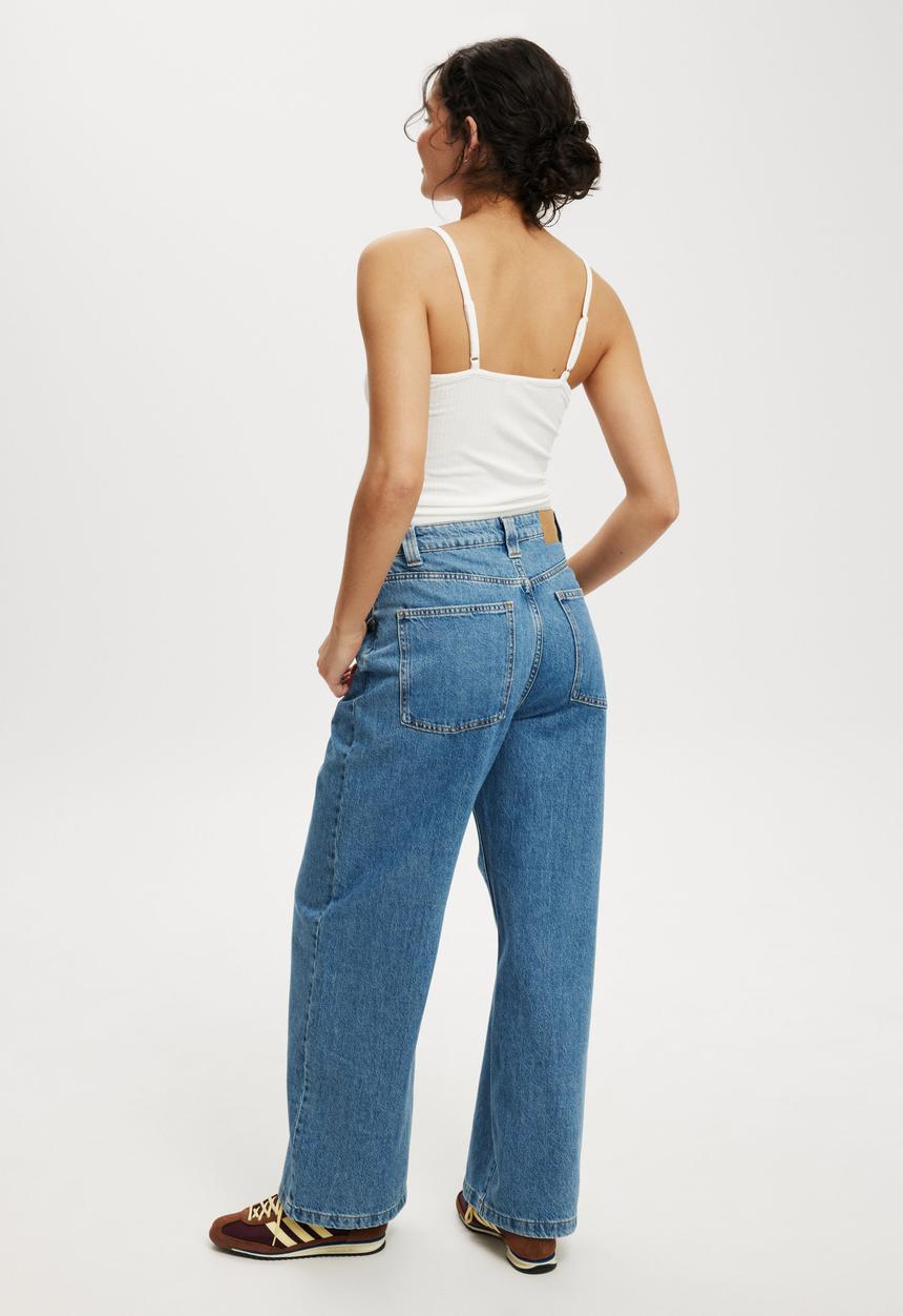Cotton On - Super Baggy Jean - Sea Blue