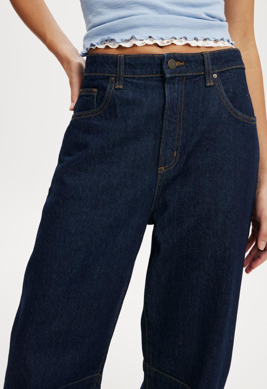 Cotton On - Barrel Jean - Indigo