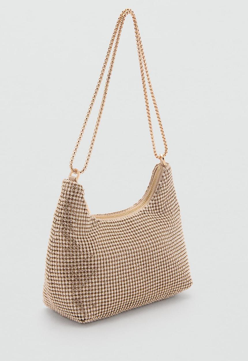 MANGO - Bag mch sasha  - gold