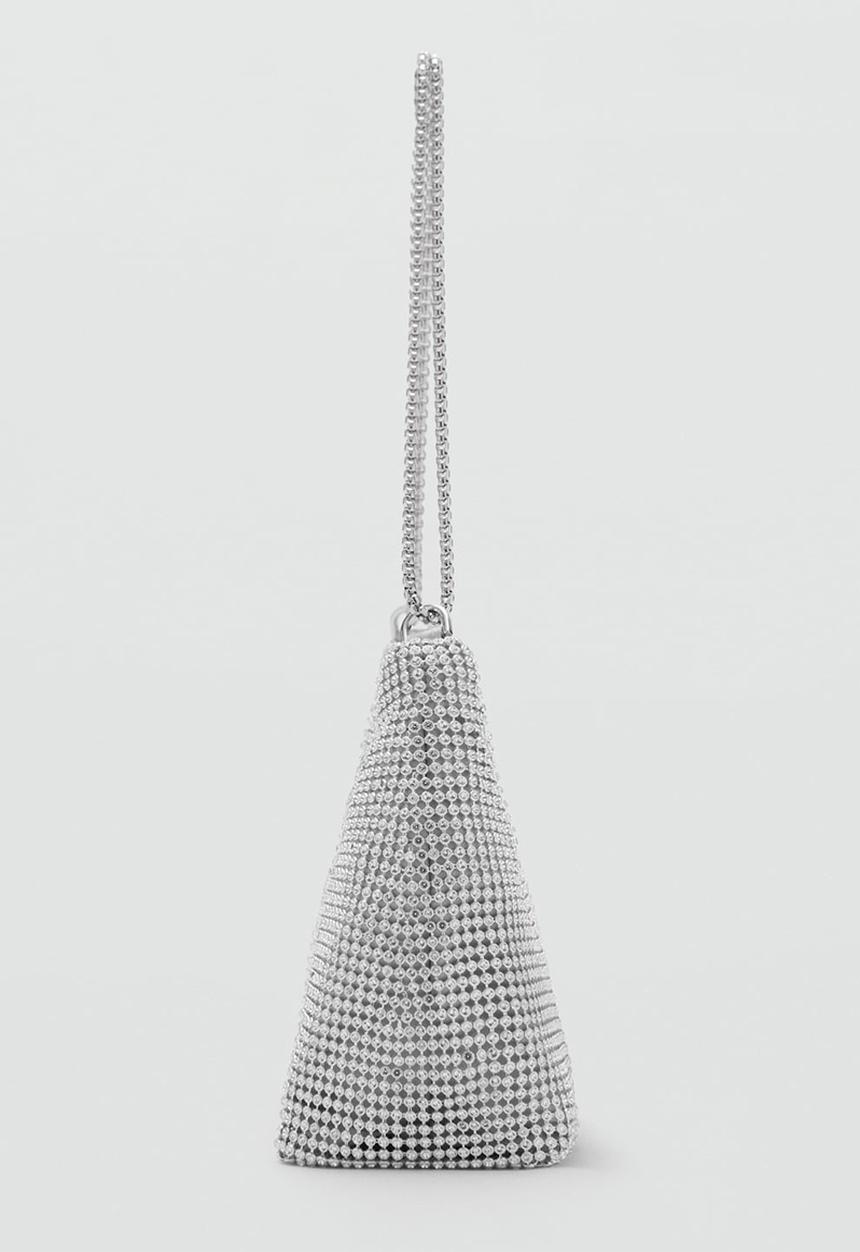 MANGO - Bag mch sasha - silver