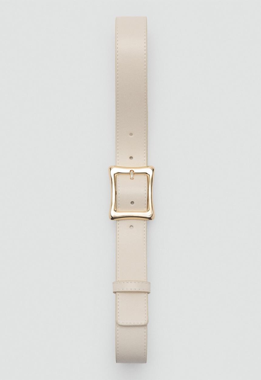 MANGO - Belt bill - light beige
