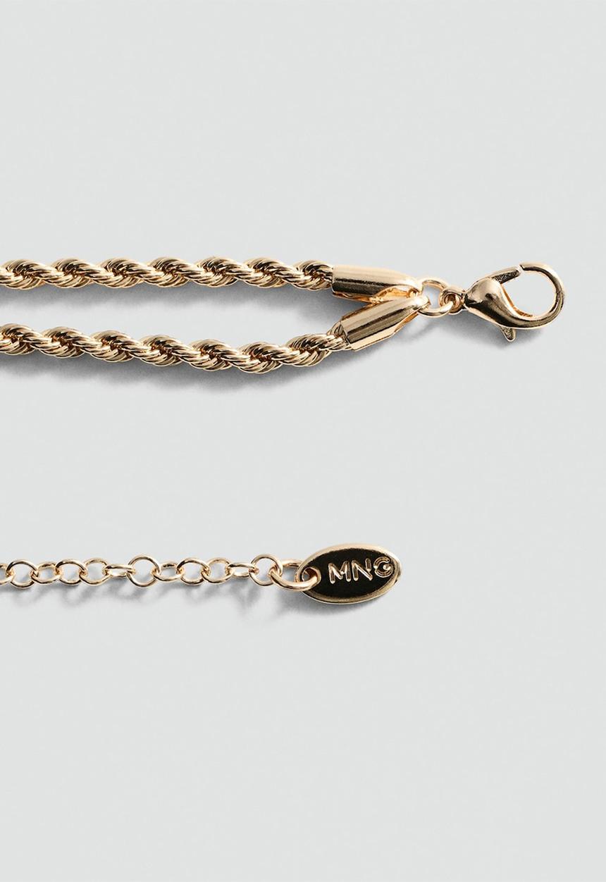MANGO - Necklace eneas - gold