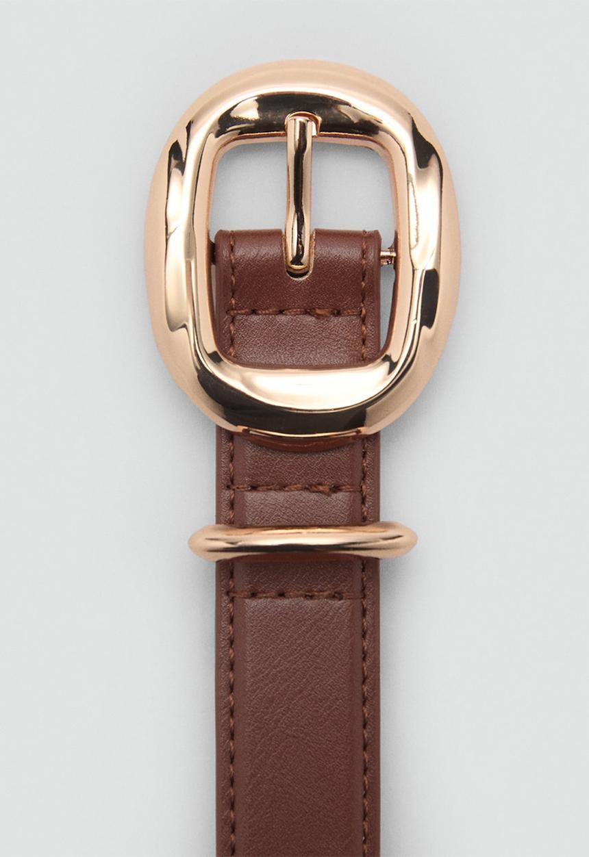 MANGO - Belt lola - brown