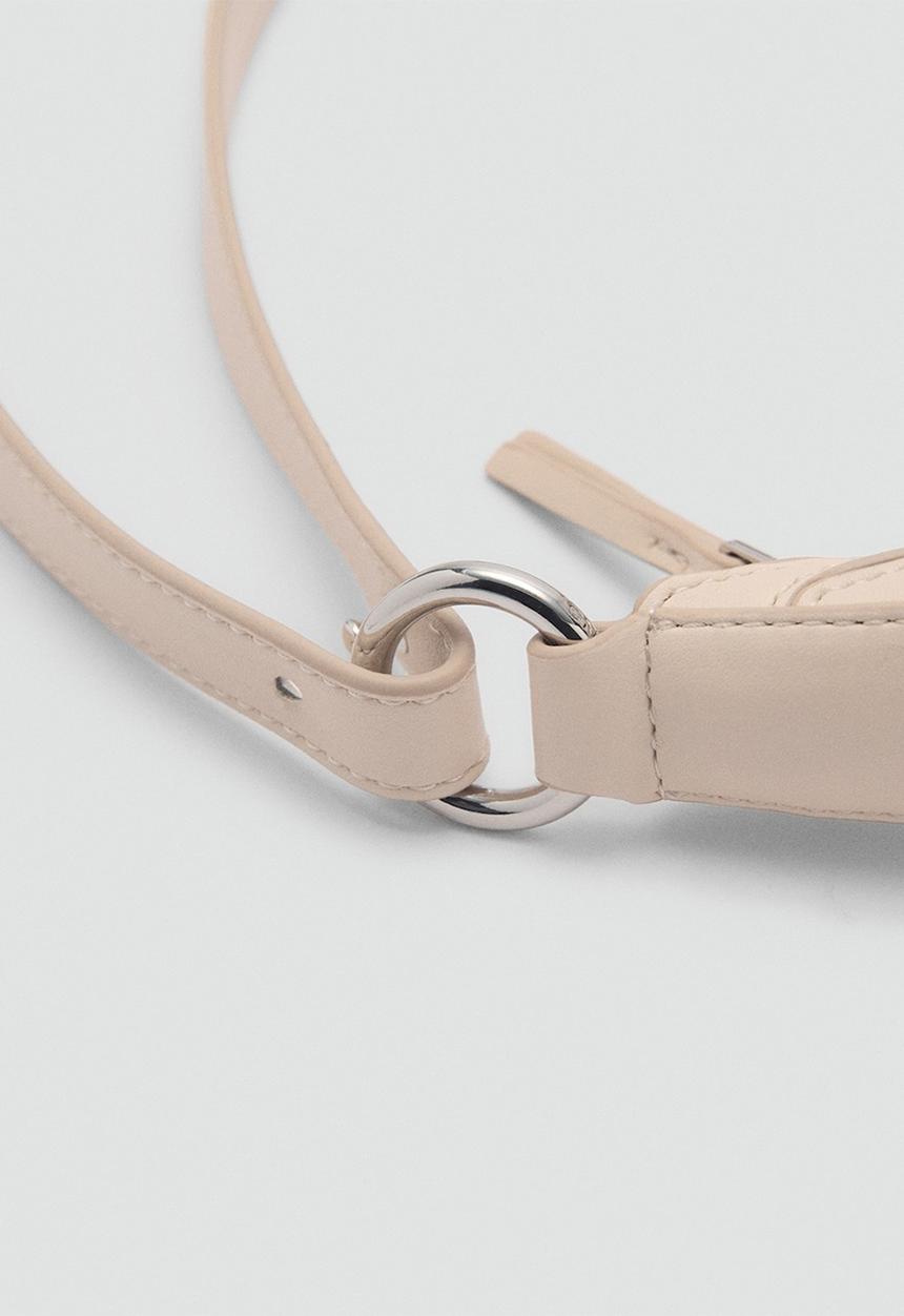 MANGO - Bag m moon - off white