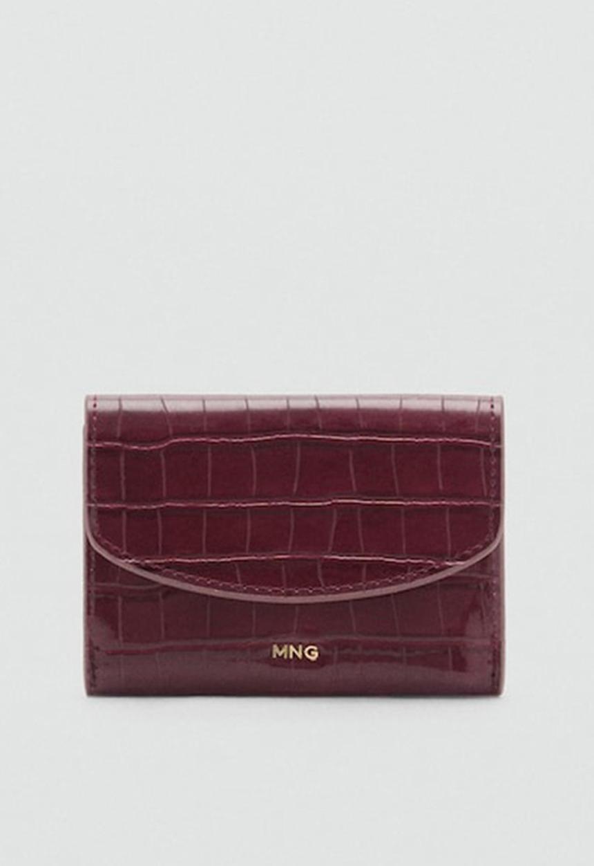 MANGO - Purse m butter - bordeaux